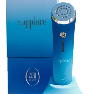Sapphire skincare device in blue packaging by Zero Gravity