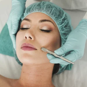 Professional facial treatment by Iconic Skin Legacy at Ora Sempre Spa for smoother